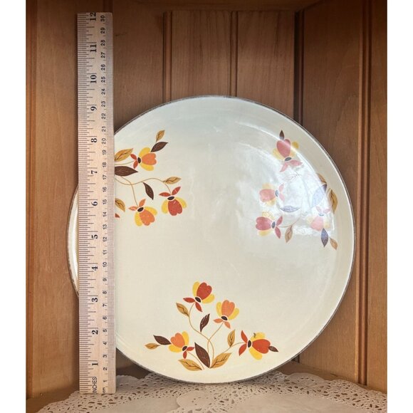 Vintage Hall Dinnerware Cake Plate Platter Autumn Restaurantware Mary Dunbar - Picture 4 of 4